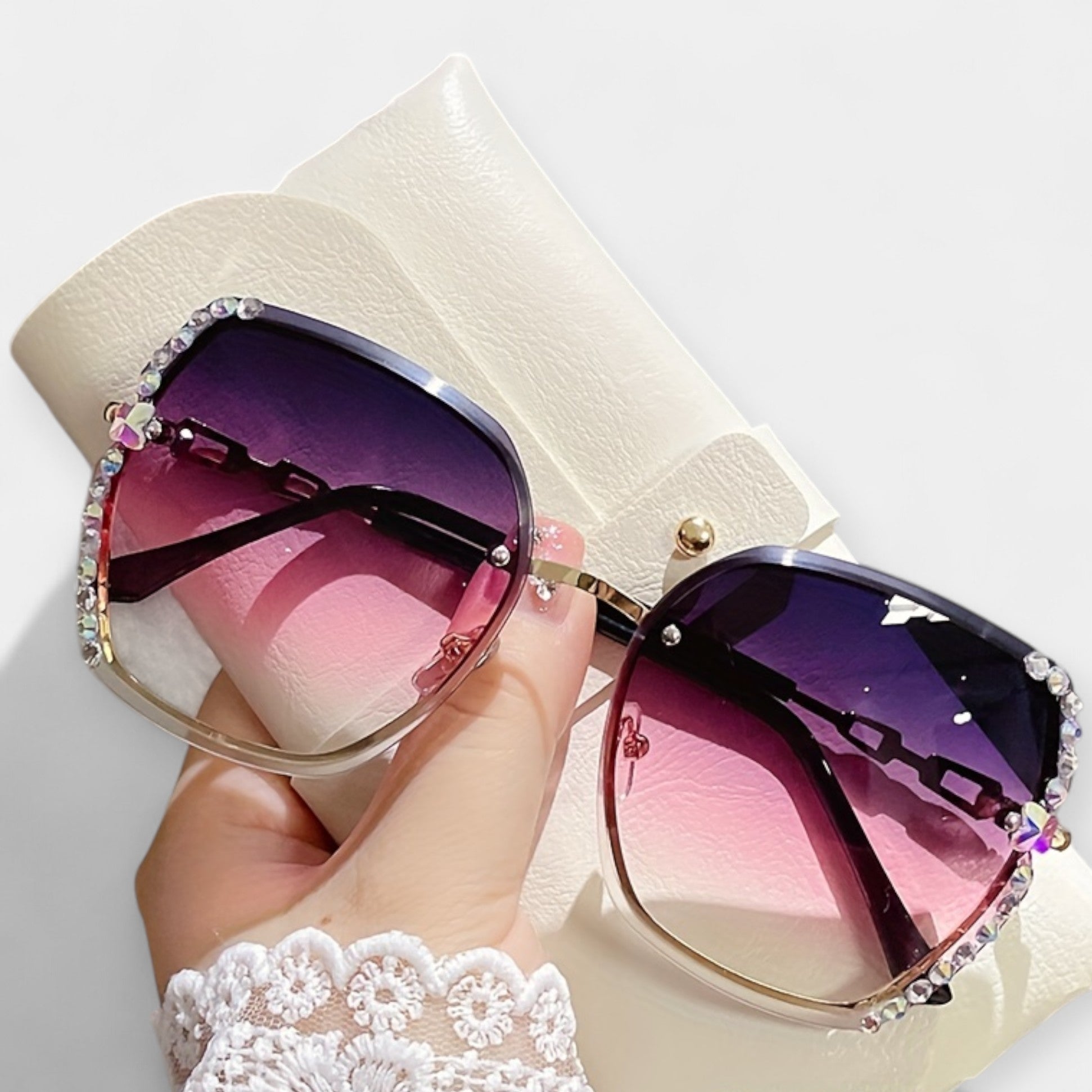 Sofia Elegantní SlunečníBrýle Se Gradientovým Sklem