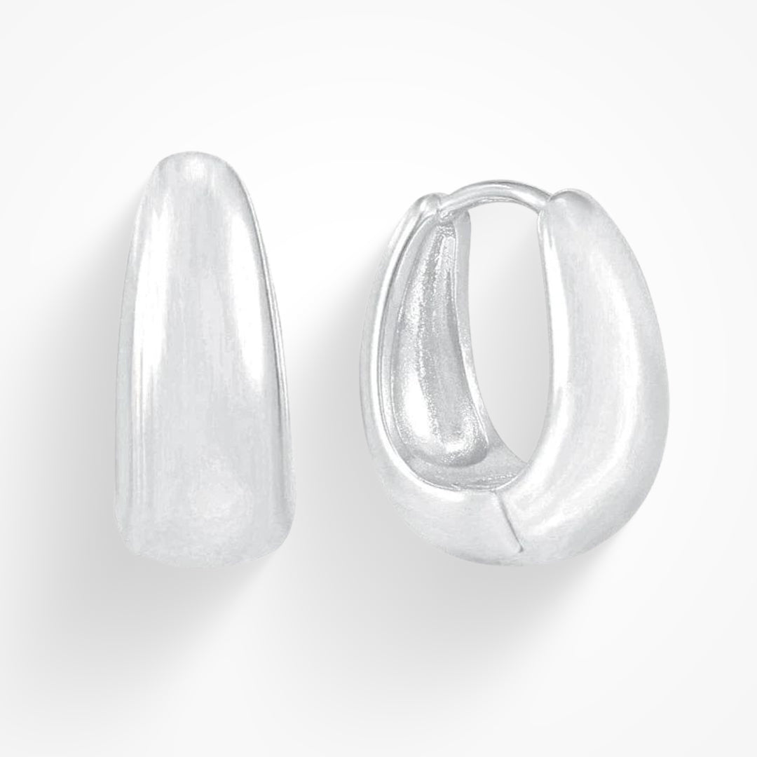 Eva Elegantní Kruhové Náušnice Nadčasové Osvětlující